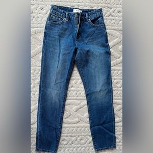 Neuw straight leg high rise jeans